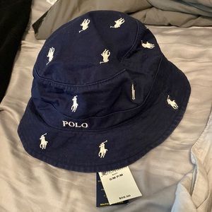 Ralph Lauren navy blue bucket hat
